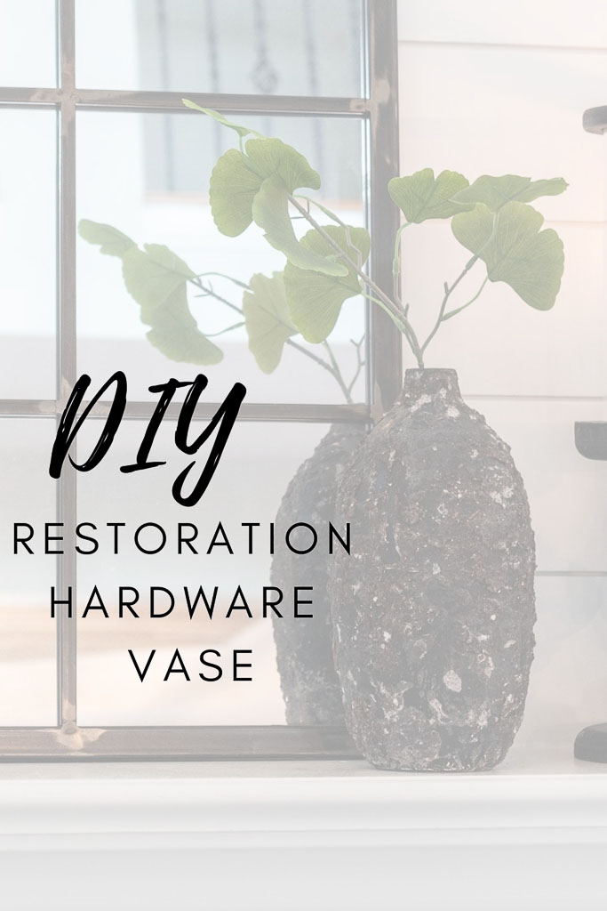 DIY Restoration Hardware Stone Vase The Livedin Look