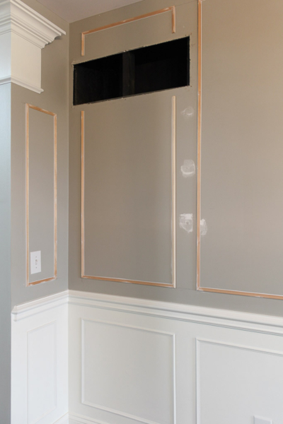 Easy DIY Picture Frame Molding - One Room Challenge Spring 2021