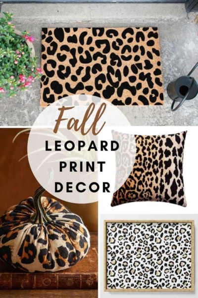 12 Ideas For Fall Home Decor Using Leopard Print - The Lived-in Look